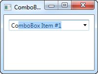 A ComboBox control with auto completion