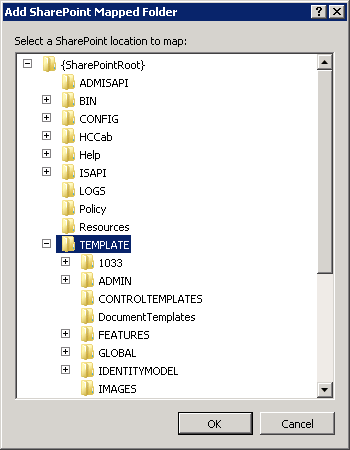 Deploying files using Mapped Folders