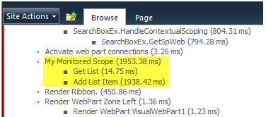 [Override]Using Developer Dashboard in SharePoint 2010