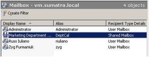 Exchange Sever 2007 部门共享日历的实现