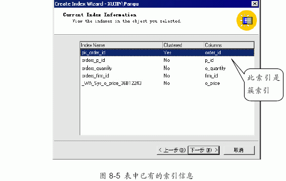 SQL SERVER中用CREATE INDEX 命令创建索引