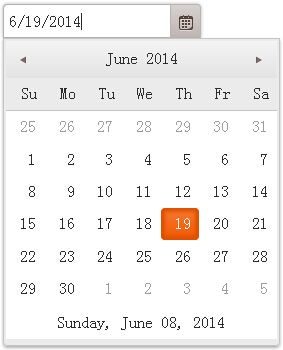 KendoUI系列：DatePicker