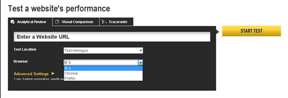 Web性能监控自动化探索之路–初识WebPageTest