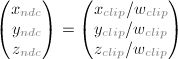 Normalized Device Coordinates