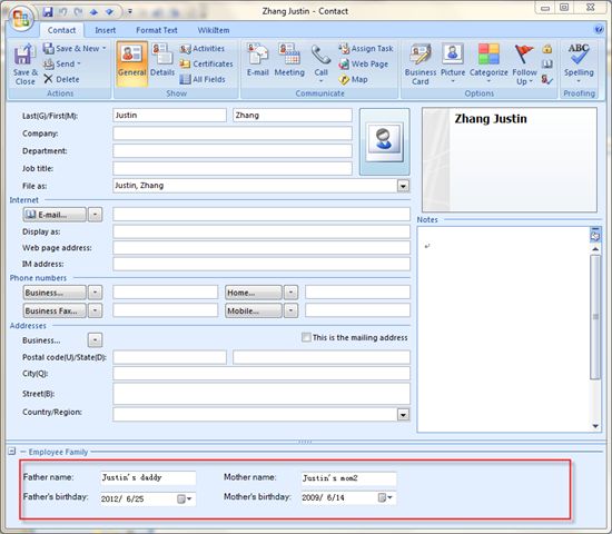 01 Contact Panel with Form Region