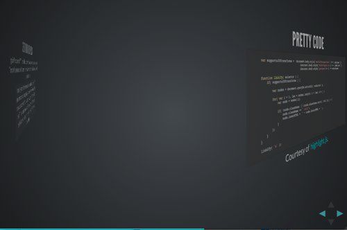基于CSS的幻灯片工具 reveal.js