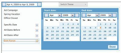 jQuery 时间控件推荐（2）