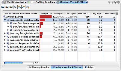 在 <wbr>NetBeans <wbr>IDE <wbr>6.0 <wbr>中分析 <wbr>Java <wbr>应用程序性能