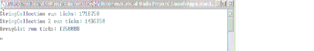 当集合类仅仅存放不定数量字符类型的对象时，System.Collections.ArrayList和System.Collections.Specialized.StringCollection的区别？