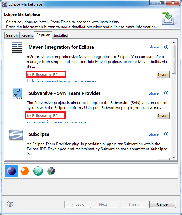 Eclipse插件安装maven svn ibatis openExplorer PropertiesEditor