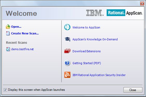 IBM Rational Appscan Part 1