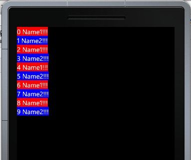 windows phone 中ListBox采用多模板