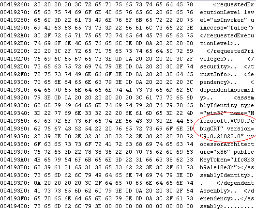 VS2008编译的程序在某些机器上运行提示由于应用程序配置不正确,应用程序未能启动的问题 - tangxingqt -doomgnu的博客