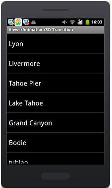 Android之3D动画效果