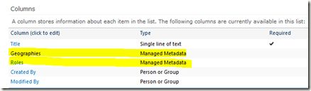 SharePoint 2010中Metadata Service