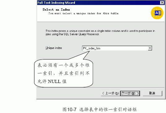 SQL Server 2000 的Standard Edition 和Enterprise Edition 版本提供了对表数据中字符串的复杂检索功能---全文检索（Full-Text Searches）。