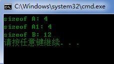 虚继承的内存模型分析