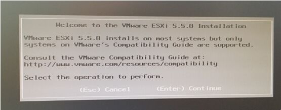 服务器安装VMware ESXI5.5