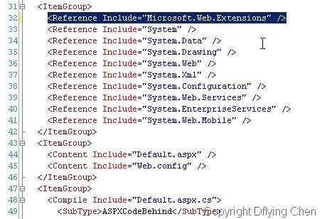 在Visual Studio 2005 Web Application Project中使用ASP.NET AJAX