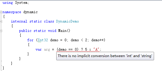 dynamic基元类型