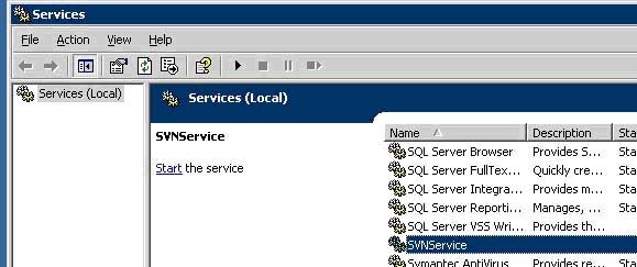 转:Subversion & TortoiseSVN: Installed and started on Windows 2003 server and local machines