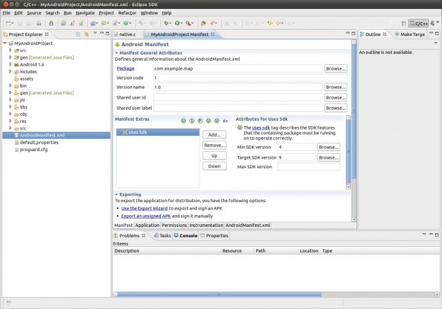 Using Eclipse for Android C/C++ Debugging