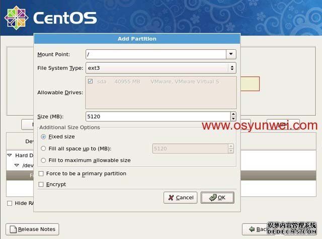 CentOS 5.5安装图解教程