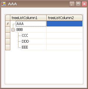 Devexpress使用之：TreeList控件