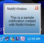 [CodeProject每日一荐] NotifyWindow: 一个轻量级 MSN Messenger 风格的通知窗体