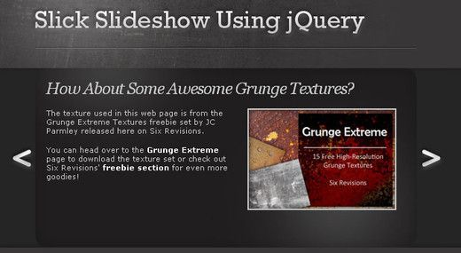 60款很酷的 jQuery 幻灯片演示和下载