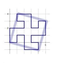 [杂题]CSUOJ1413 Area of a Fractal