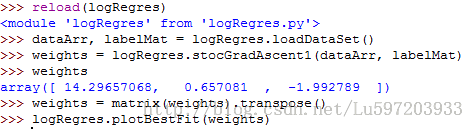 机器学习实战笔记5(logistic回归)