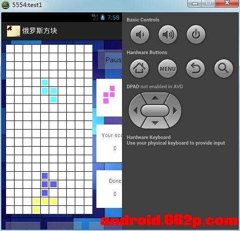 Android俄罗斯方块游戏源码