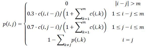 HDU 4579 Random Walk （解方程组）