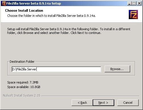 FileZilla Server 设置