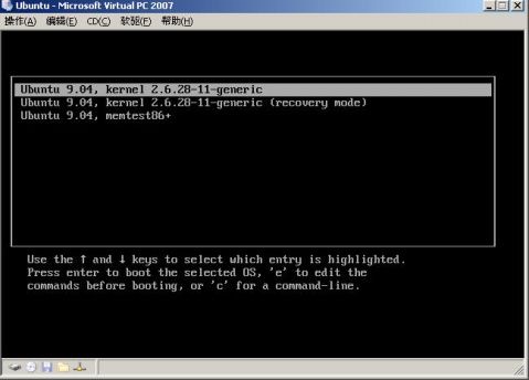Virtual PC 2007 SP1虚拟机上安装Ubuntu 9.04桌面版 - duhe303 - duhe303的博客