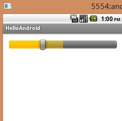 Android入门之SeekBar