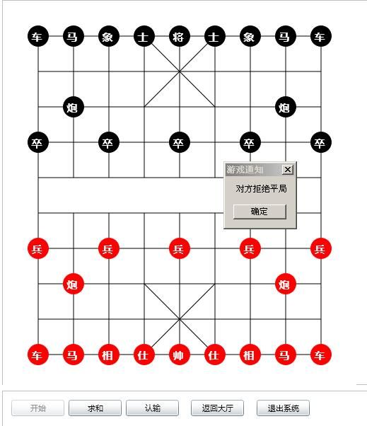 Silverlight+WCF 新手实例 象棋 主界面-事件区-求和认输(三十二)_第4张图片