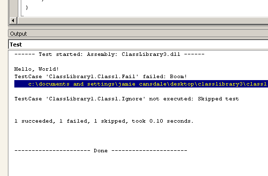 vs2005插件——TestDriven.net测试插件