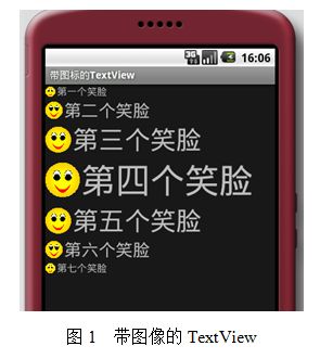 自定义Android组件之带图像的TextView