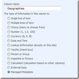 SharePoint 2010中Metadata Service