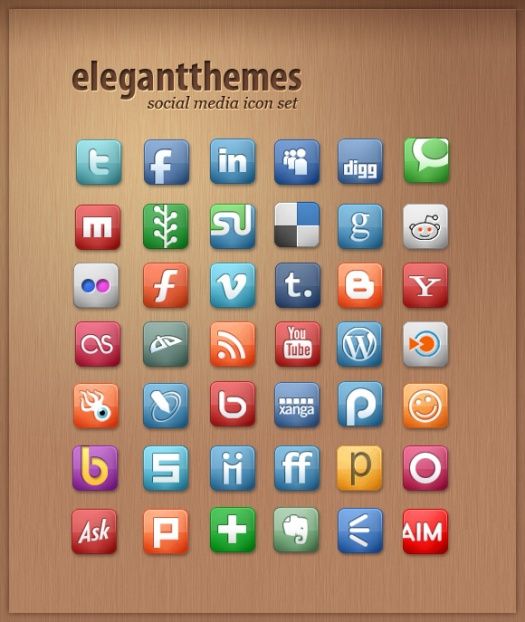 ElegantThemes Social Media Icons