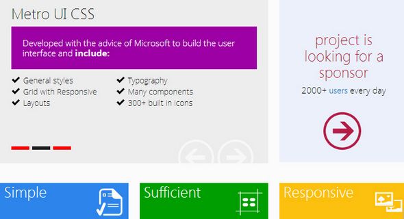 【今日推荐】10大流行的 Metro UI 风格的 Bootstrap 主题和模板