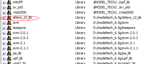 Modelsim SE 仿真 ALTERA FPGA IP