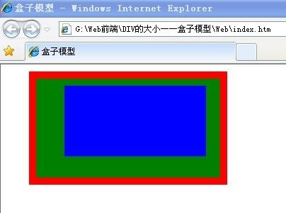 CSS大小设置实例——盒子模型