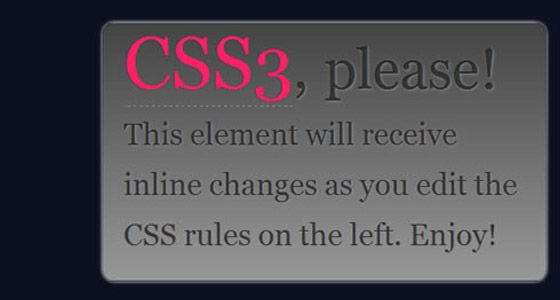 Best CSS3 Examples