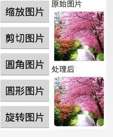 Android实现对图片的缩放、剪切、旋转、存储