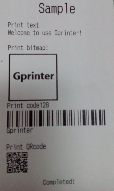 Gprinter Android SDK V2.0 使用说明