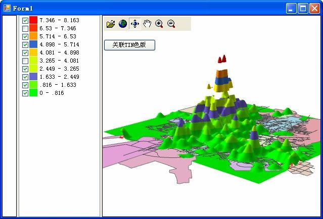 ArcEngine+C# TIN相关三维功能模块介绍（三）