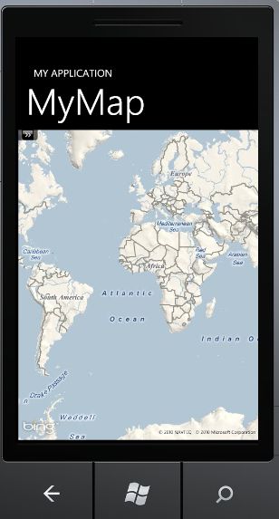 一起学windows phone7开发(二十一.一 Silverlight bing map控件与 Pone7 map控件的比较)